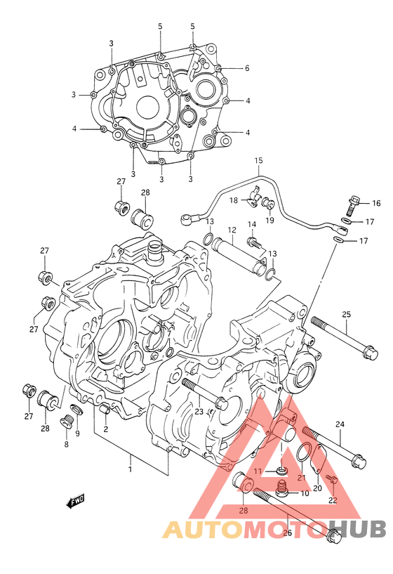 Картер двигателя