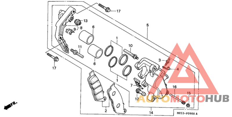 Передний суппорт