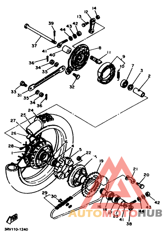 Переднее колесо