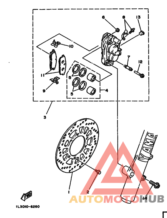 Передний суппорт