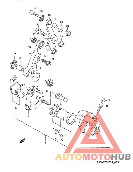 Передний суппорт
