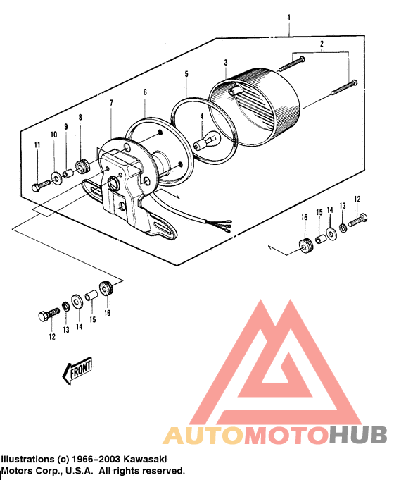Taillight unit ass`y