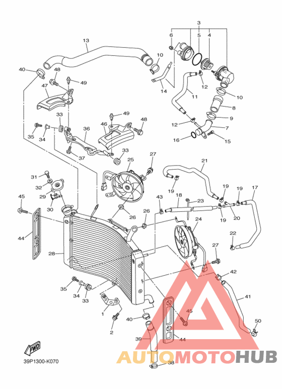 Радиатор и шланг
