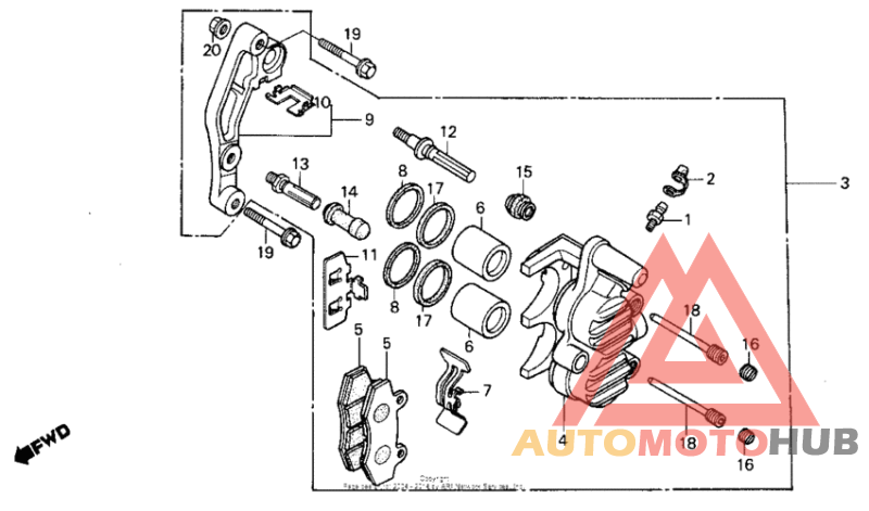 Передний суппорт