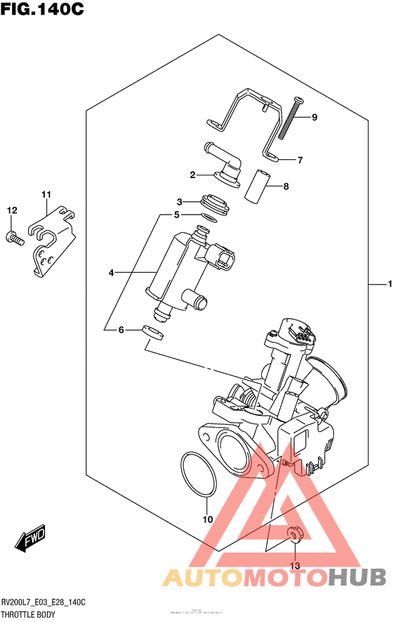 Throttle Body (Rv200L7 E33)