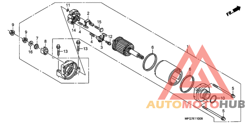 Стартерный мотор