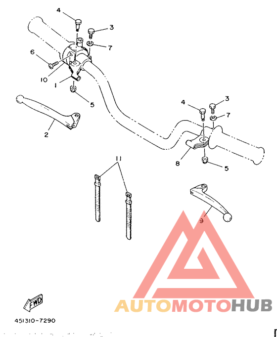 Handle switch. lever