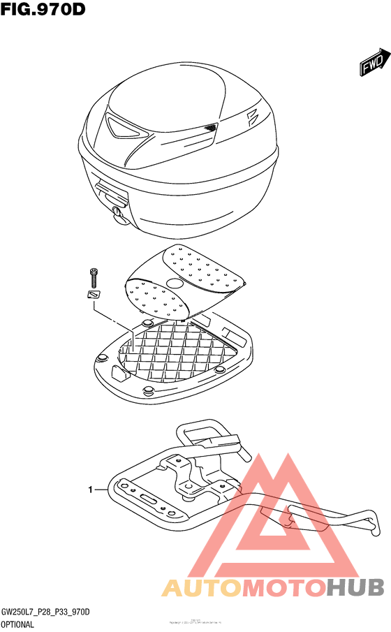 Optional (Rear Carrier) (Gw250L7 P33)