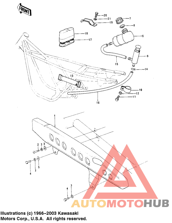 Chain oiler/chain cover
