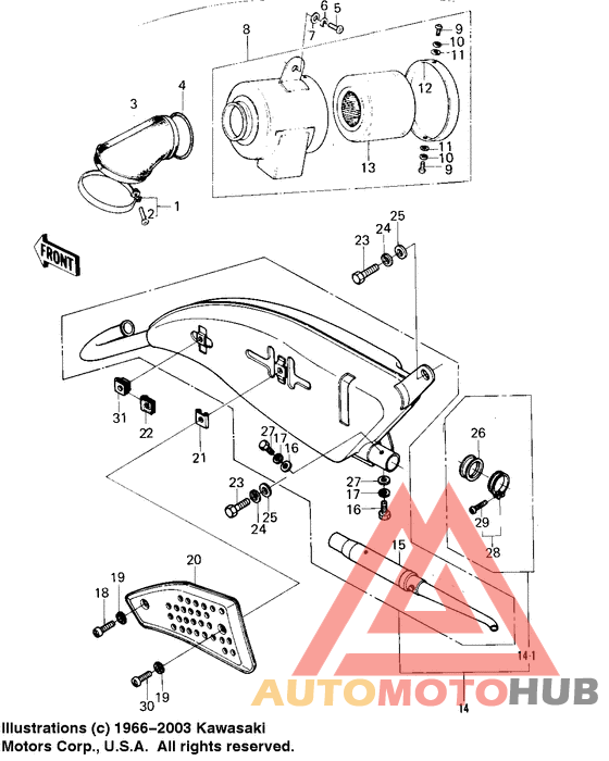 Air cleaner/muffler