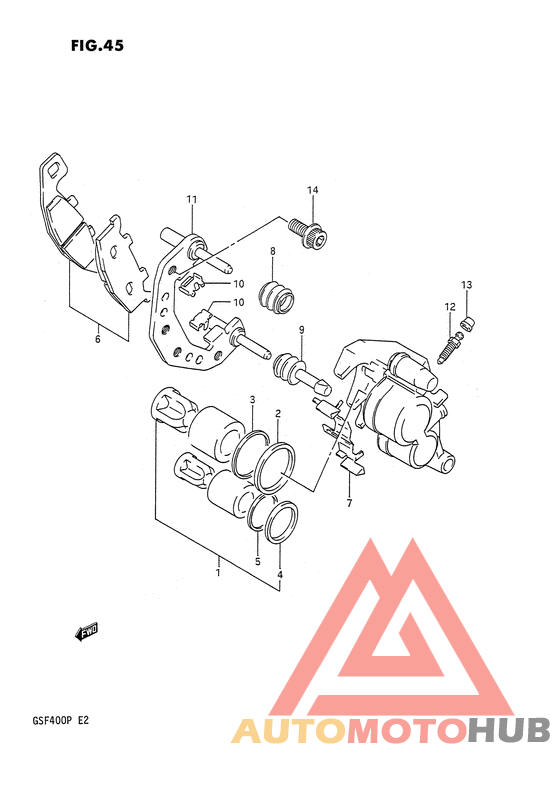 Передний суппорт