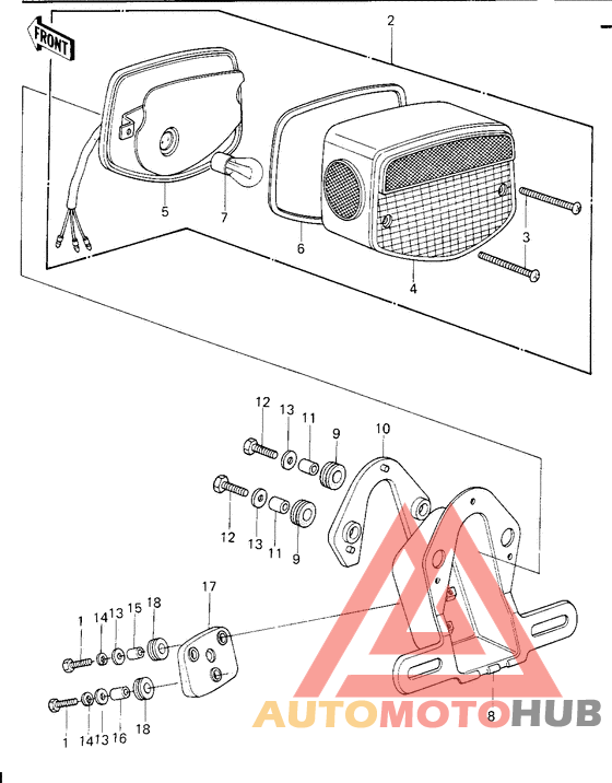 Taillight unit ass`y
