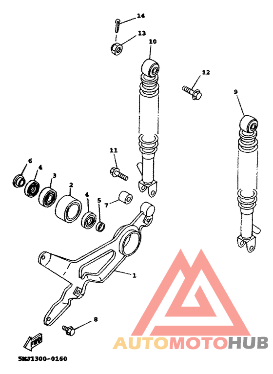 Rear arm. suspension