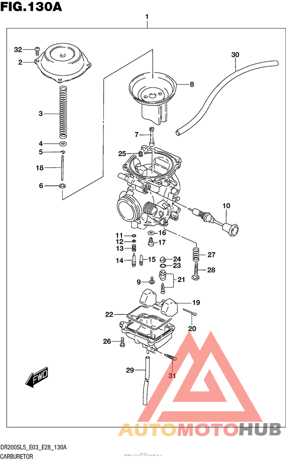 Carburetor (Dr200Sl5 E03)