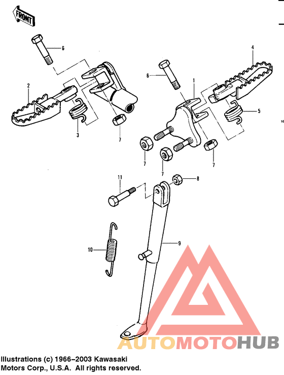 Footrests/stand