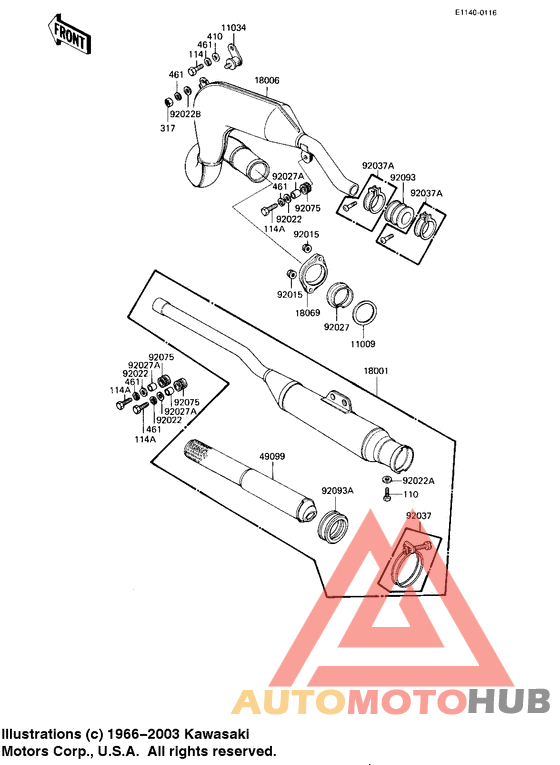 Muffler comp