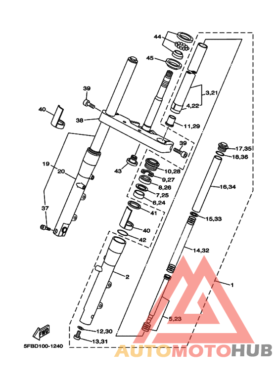 Передняя вилка