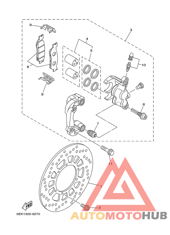 Передний суппорт