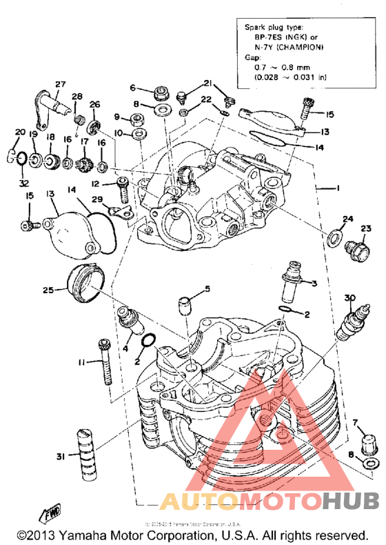Cylinder head - cylinder head cover