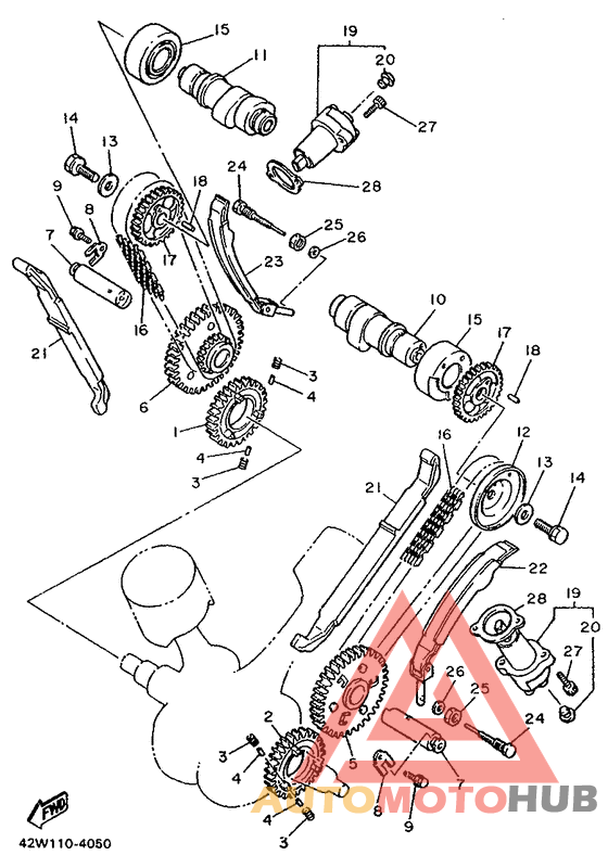 Camshaft. chain