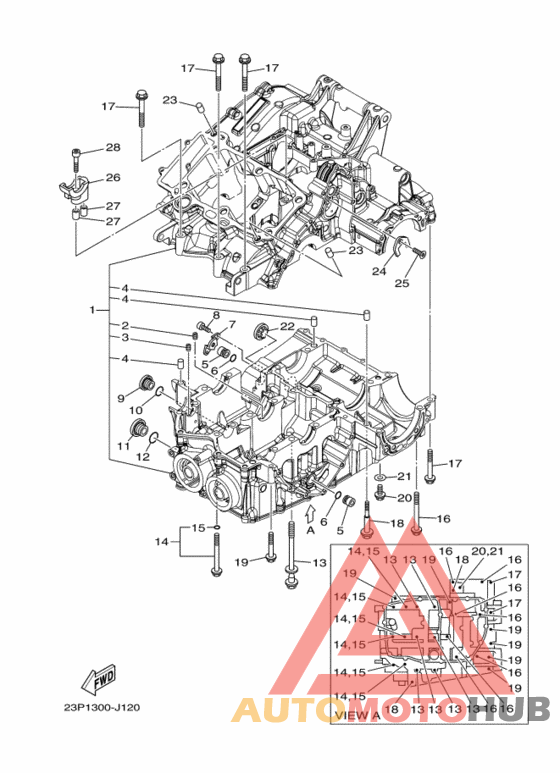 Картер двигателя