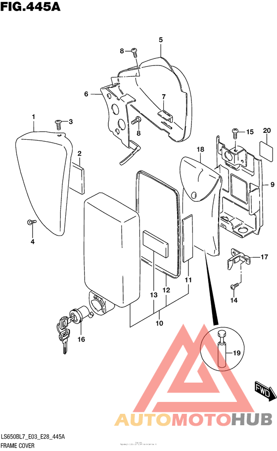 Обтекатель рамы