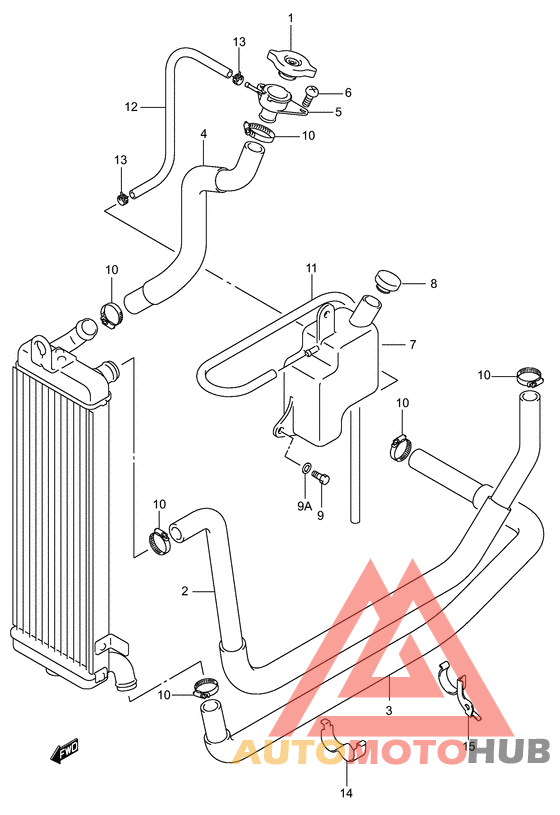 Радиатор hose