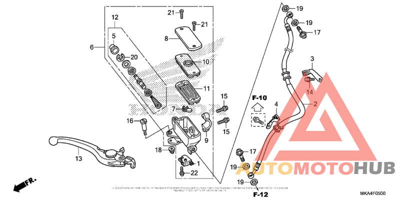 Front Brake Master Cylinder (1)