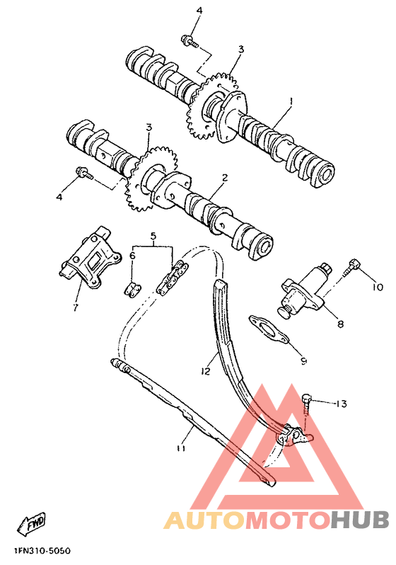 Camshaft. chain