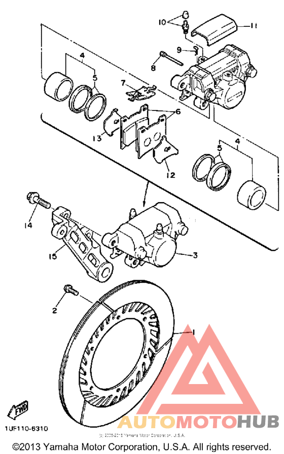 Задний суппорт
