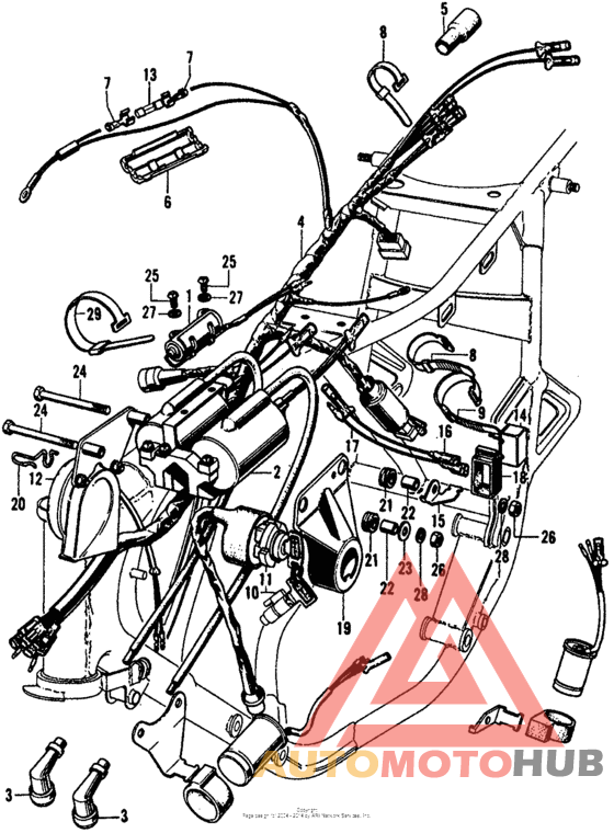 Wire harness + ignition coil