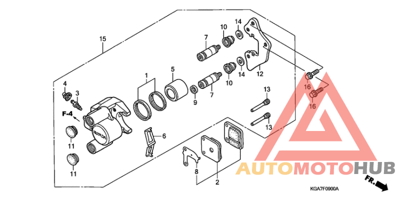 Передний суппорт