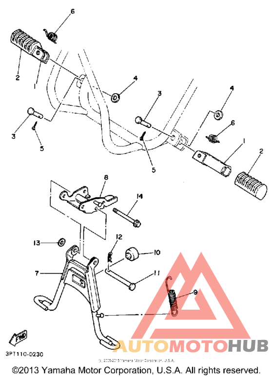 Stand - footrest
