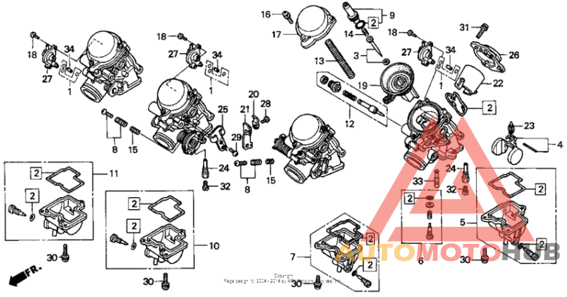 Компоненты карбюратора