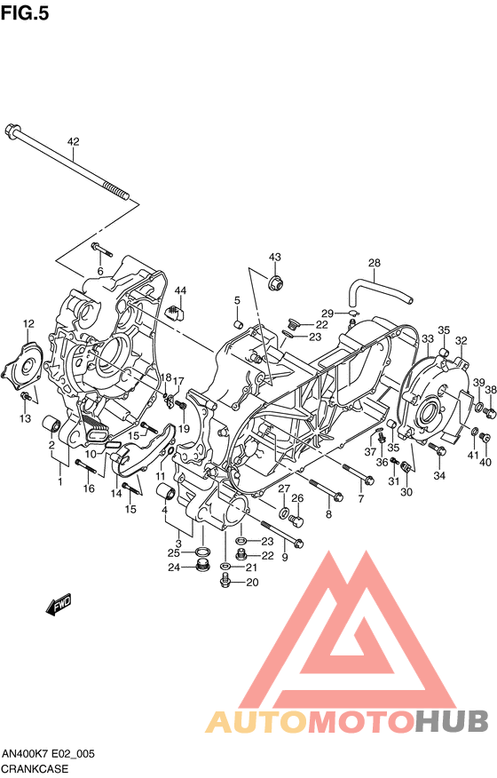 Картер двигателя