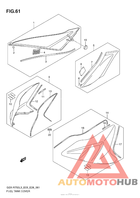 Fuel Tank Cover (E03)