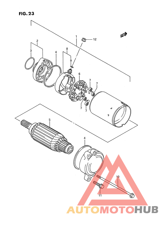 Стартерный мотор