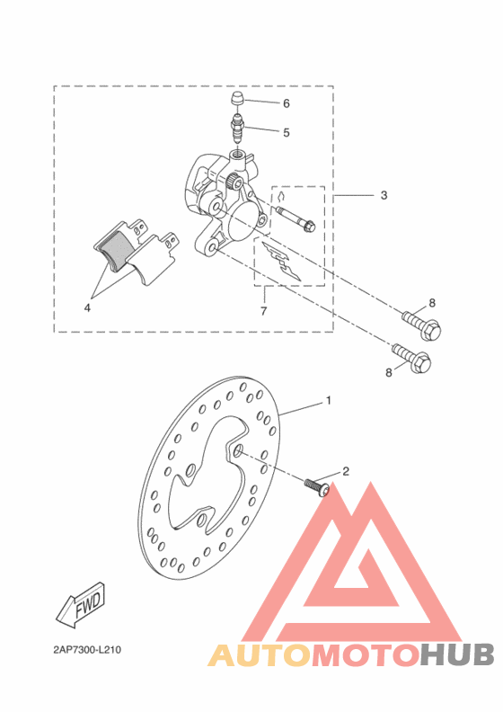 Передний суппорт