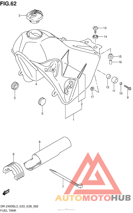 Fuel Tank (Dr-Z400Sl3 E03)