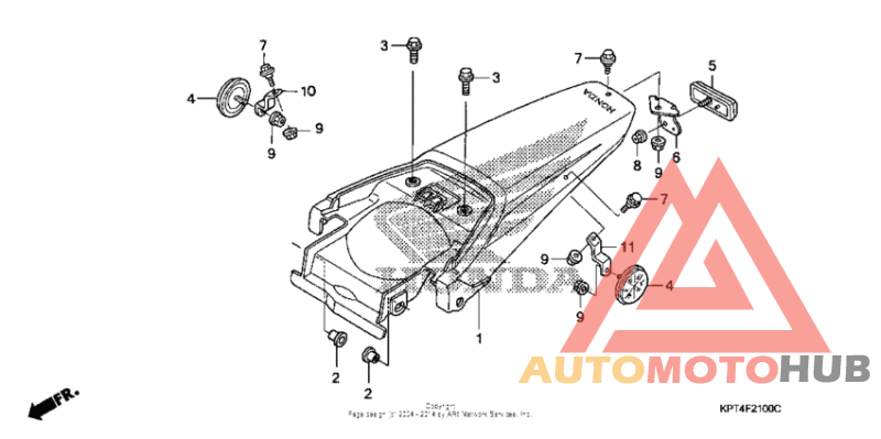 Задний бампер