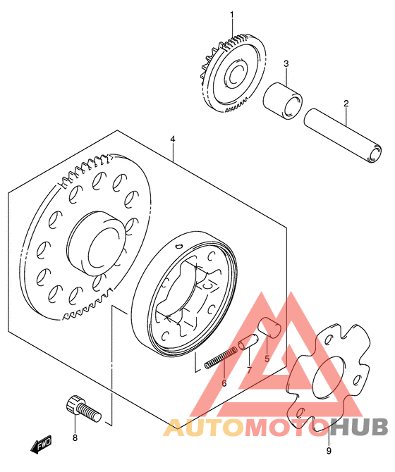 Муфта стартера