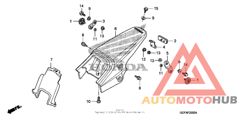Задний бампер