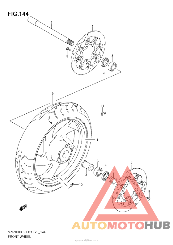 Front Wheel (Vzr1800 L2 E33)