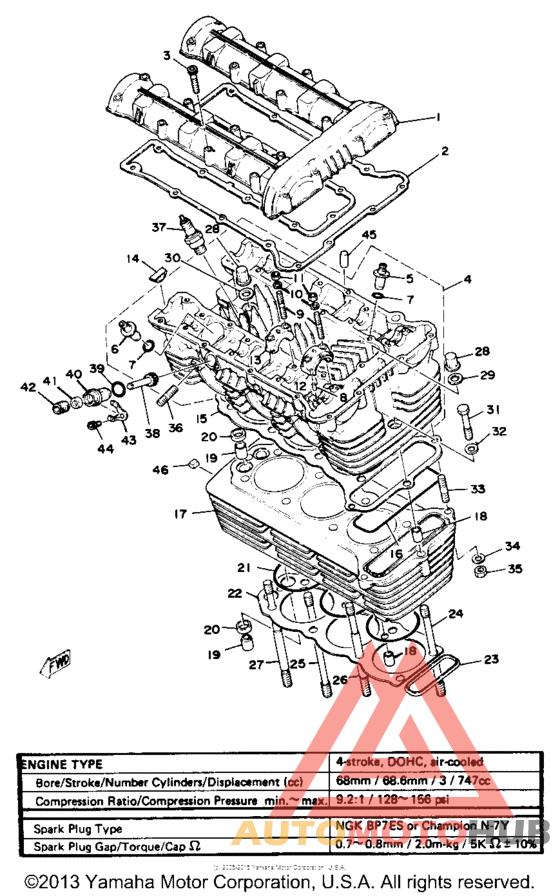 Cylinder head - cylinder