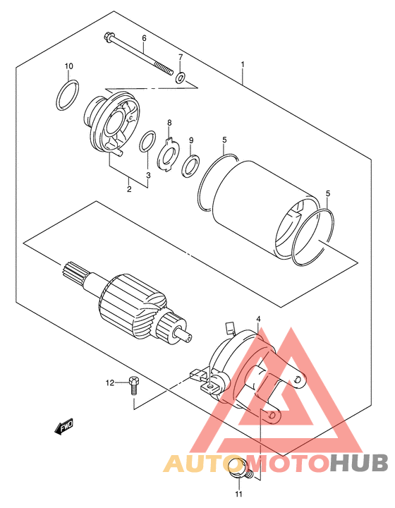 Стартерный мотор