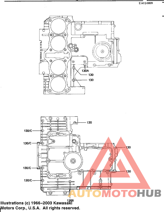 Crankcase bolt & stud pattern