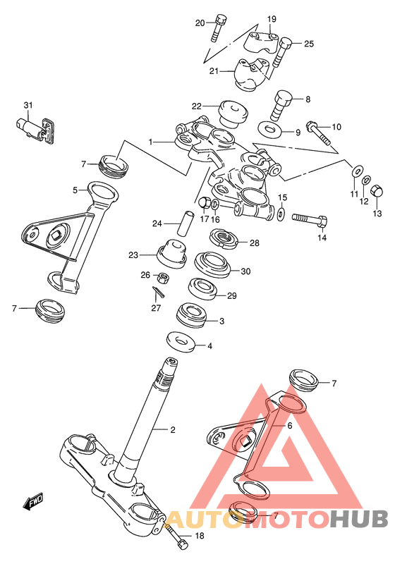 Траверса нижняя