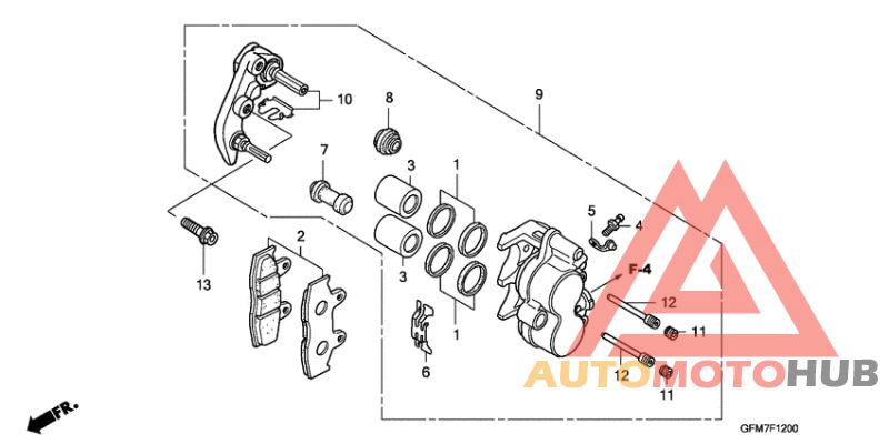 Передний суппорт