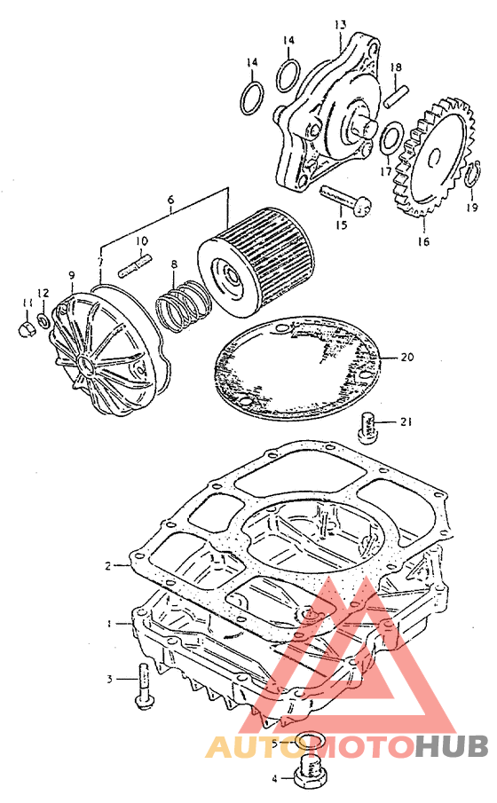 Oil pump - oil filter