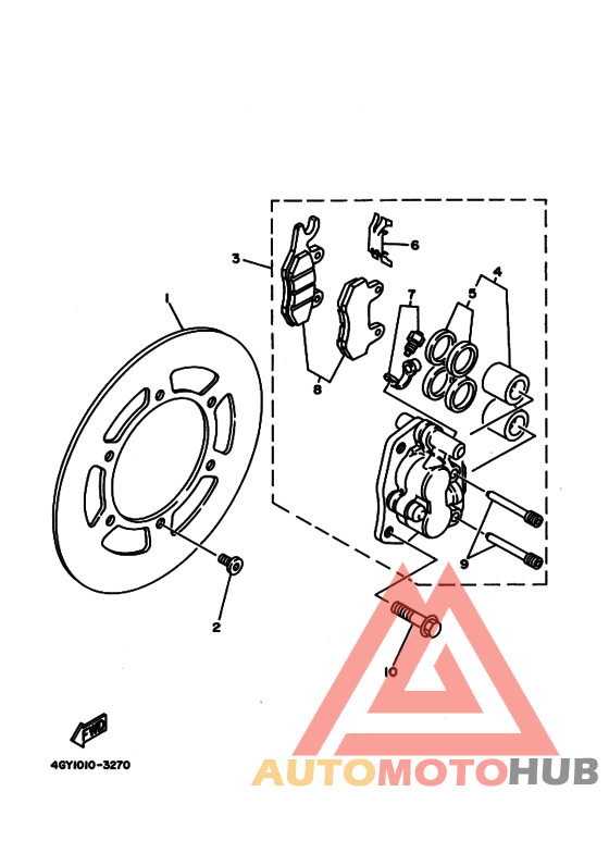 Передний суппорт